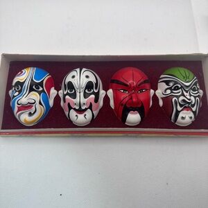 Colorful Opera Mask Set